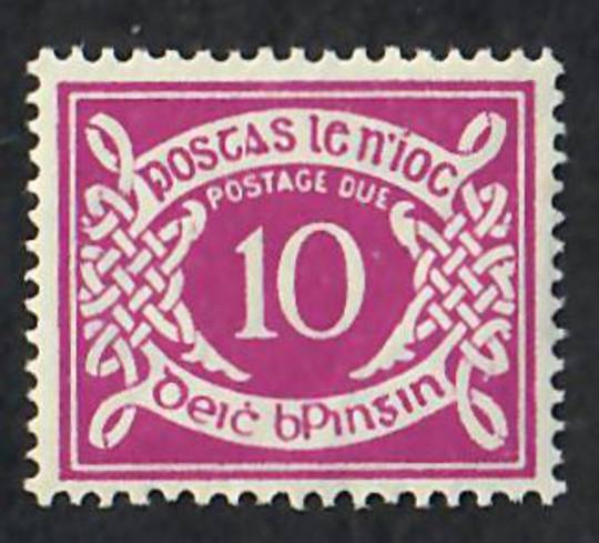 IRELAND 1940 Postage Due 10d Bright Purple. A very light crease is visiable from the rear. - 70011 - UHM