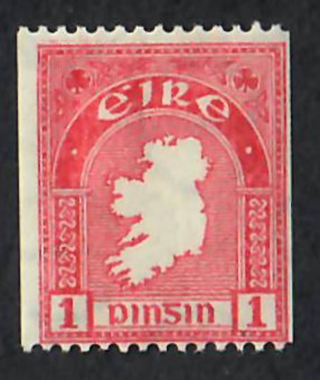 IRELAND 1940 Definitive Coil 1d Carmine. Perf 14 x Imperf. Centred east. - 70012 - UHM