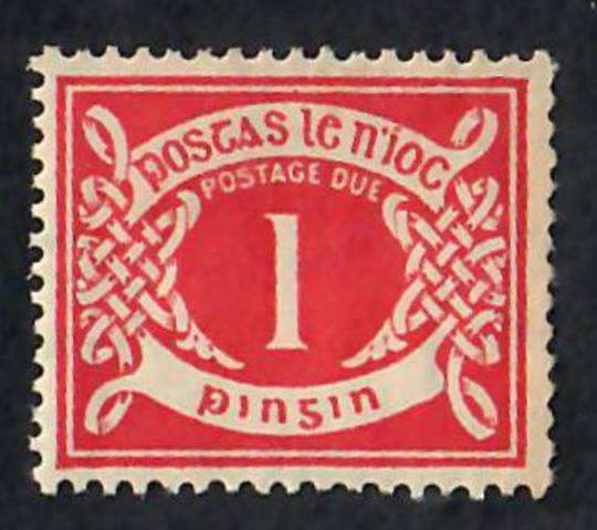 IRELAND 1925 Postage Due 1d Carmine. Very light hinge remains. - 70013 - LHM