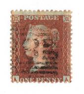 GREAT BRITAIN 1854 1d Red-Brown. Papaer very blued. Perf 14. - 70028 - FU