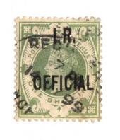 GREAT BRITAIN 1882 Victoria 1st Inland Revenue Official 1/- Dull Green. Nice dated copy. - 70055 - FU