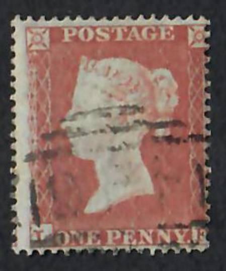 GREAT BRITAIN 1854 Victoria 1st 1d Red-Brown. Watermark Small Crown. Die 1. Letters IF. - 70064 - FU