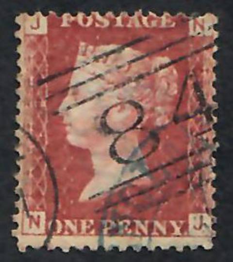 GREAT BRITAIN 1858 1d Red. Plate 112. Letters JNNJ. - 70112 - FU