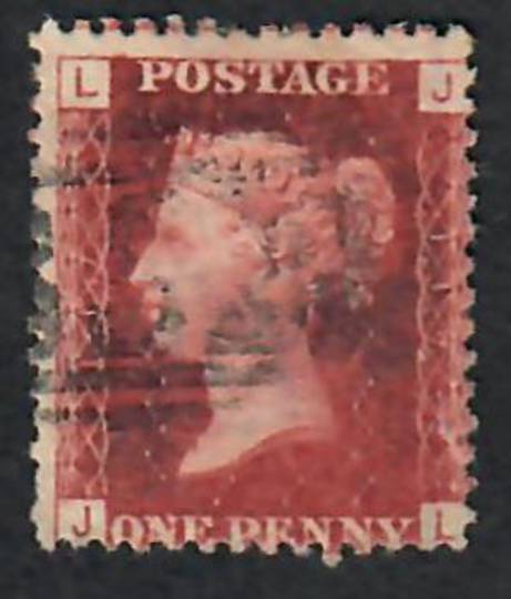GREAT BRITAIN 1858 1d Red. Plate 117. Letters LJJL. - 70117 - FU