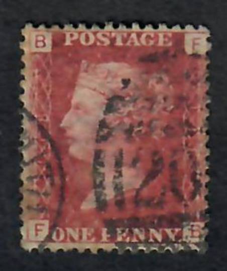 GREAT BRITAIN 1858 1d Red. Plate 118. Letters BFFB. - 70118 - FU