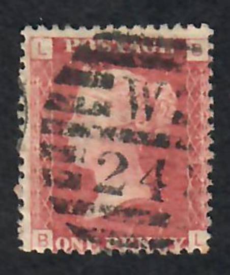 GREAT BRITAIN 1858 1d red. Plate 125 Letters IFFI. - 70125 - Used