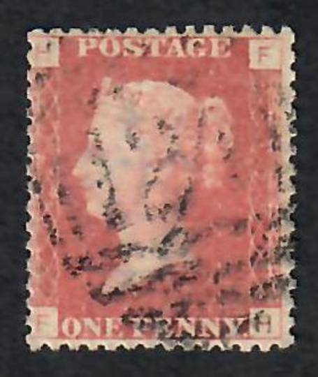 GREAT BRITAIN 1858 1d red. Plate 127 Letters HFFH. - 70127 - Used