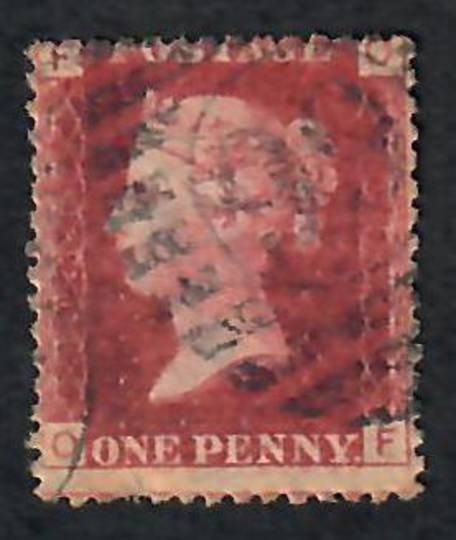 GREAT BRITAIN 1858 1d Red. Plate 151. Letters FOOF. - 70151 - Used