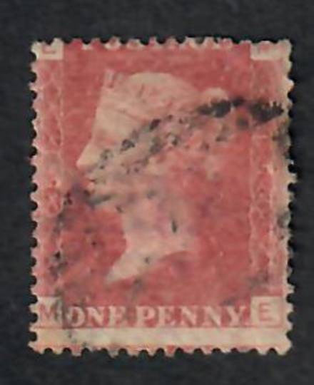 GREAT BRITAIN 1858 1d red Plate 154 Letters EMME. - 70154 - Used