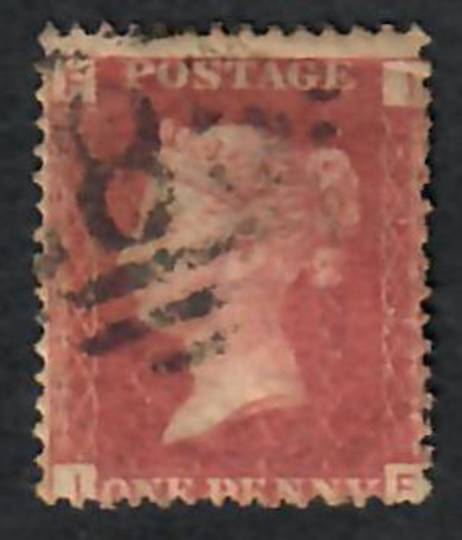 GREAT BRITAIN 1858 1d red Plate 159 Letters FIIF. - 70159 - Used