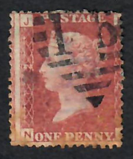 GREAT BRITAIN 1858 1d Red Plate 171 Letters CDDC. - 70171 - Used