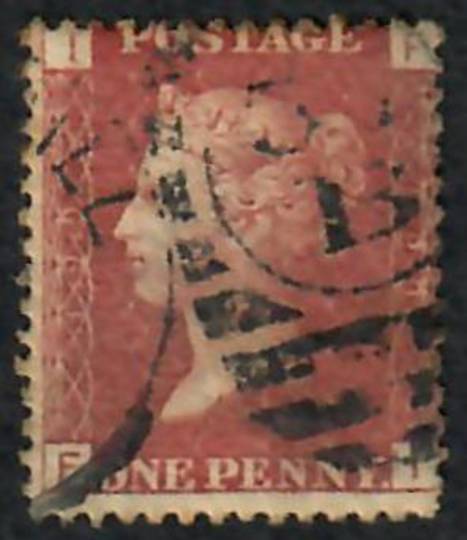 GREAT BRITAIN 1858 1d Red Plate 199 Letters IFFI. - 70199 - Used