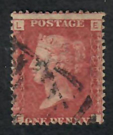 GREAT BRITAIN 1858 1d Red Plate 200 Letters LEEL. - 70200 - Used