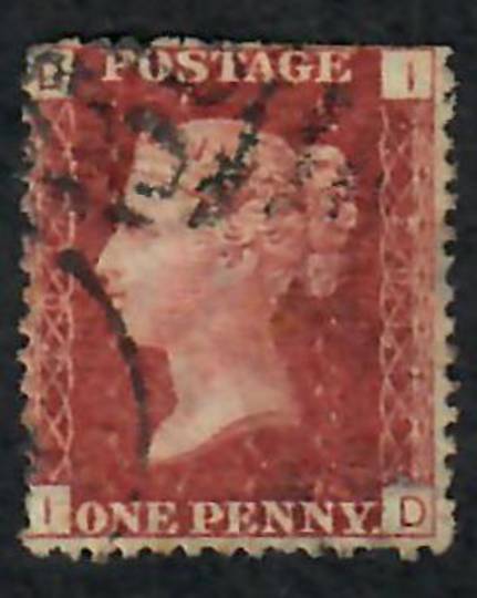 GREAT BRITAIN 1858 1d Red Plate 201 Letters DIID. - 70201 - FU