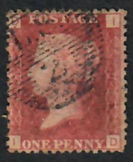 GREAT BRITAIN 1858 1d Red. Plate 206. - 70206 - Used