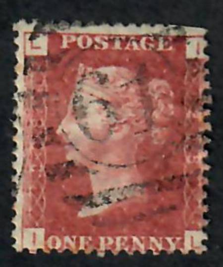 GREAT BRITAIN 1858 1d Red Plate 208 Letters LIIL. - 70208 - Used