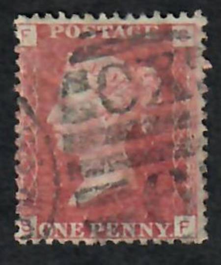 GREAT BRITAIN 1858 1d Red Plate 213. Letters FSSF. - 70213 - Used
