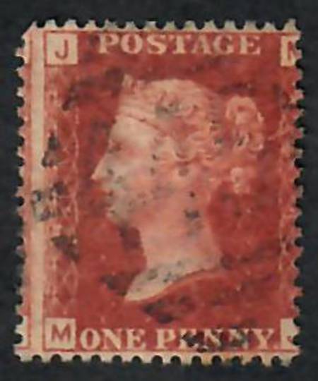 GREAT BRITAIN 1858 1d Red Plate 214 Letters JMMJ. - 70214 - FU