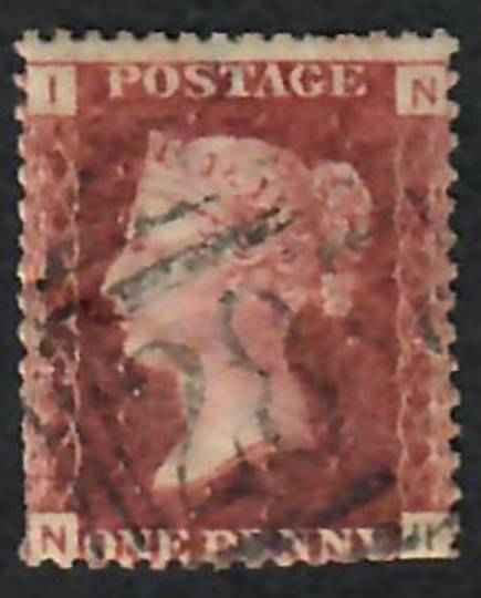 GREAT BRITAIN 1858 1d Red Plate 216 Letters INNI. - 70216 - Used
