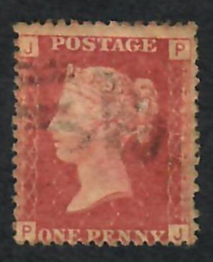 GREAT BRITAIN 1858 1d Red Plate 217 Letters JPPJ - 70217 - Used