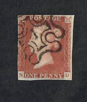 GREAT BRITAIN 1841 1d Red Maltese Obliterator. Number 1. - 70226 - FU