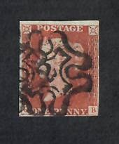 GREAT BRITAIN 1841 1d Red Maltese Obliterator. Number 2. - 70227 - FU