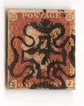 GREAT BRITAIN 1841 1d Red Maltese Obliterator. Number 7. - 70232 - FU