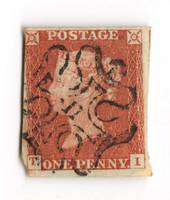 GREAT BRITAIN 1841 1d Red Maltese Obliterator. Number 11. - 70236 - FU