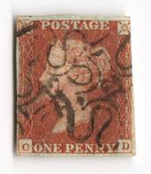 GREAT BRITAIN 1841 1d Red Maltese Obliterator. Number 12. - 70237 - FU