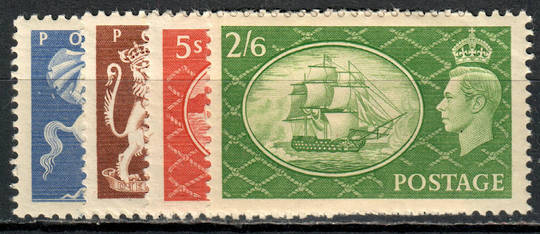 GREAT BRITAIN 1951 Geo 6th Definitives. Set of 4. - 70270 - Mint