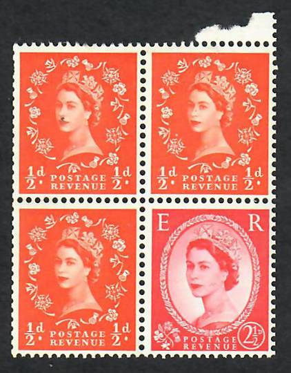 GREAT BRITAIN 1958 Elizabeth 2nd Booklet Pane. - 70291 - LHM