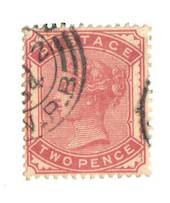 GREAT BRITAIN 1880 2d Deep Rose. Superb copy. Good perfs. Well centred slightly west. - 70311 - VFU