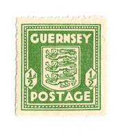 GUERNSEY 1941 Definitive ½d Olive Green. - 70316 - LHM