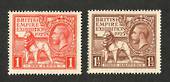 GREAT BRITAIN 1925 Wembly The 1d value is very lightly hinged the 1Â½d is UHM. - 70328 - LHM