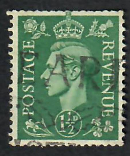 GREAT BRITAIN 1950 Geo 6th Definitive 1½d Pale Green. Watermark sideways. - 70332 - Used