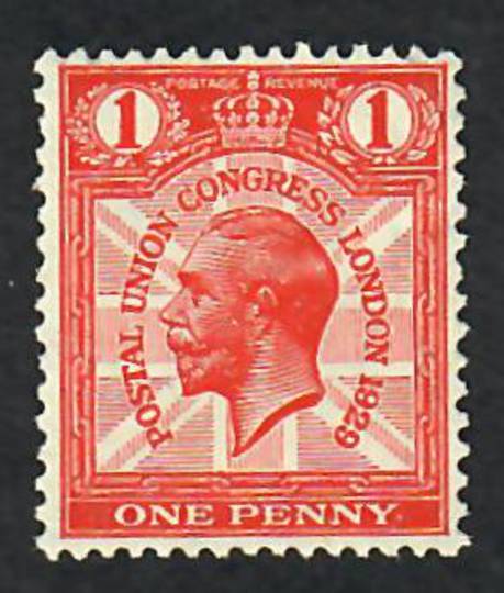 GREAT BRITAIN 1929 Ninth UPU Congress 1d Scarlet. - 70350 - UHM