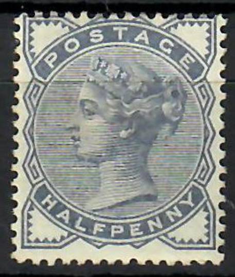 GREAT BRITAIN 1883 Victoria 1st Definitive Â½d Slate-Blue. Some original gum. Centred north. - 70367 - MNG