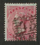 GREAT BRITAIN 1855 4d Carmine. Paper slightly blued. Centred south east. Good perfs. Good colour. Postmark fair. Sound copy. - 7