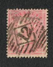 GREAT BRITAIN 1857 4d rose-carmine.Used Good perfs. Postmark 12 in diamond. Heavy. Reasonably centred. - 70404 - Used