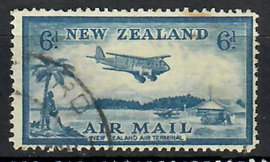 NEW ZEALAND 1935 Airmail 6d Blue. - 70487 - FU