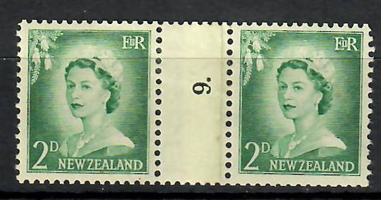 NEW ZEALAND Elizabeth 2nd  2d Coil.  Number 9 - 70491 - UHM