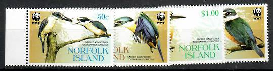 NORFOLK ISLAND 2004 Sacred Kingfishers. Set of 4. - 70511 - UHM