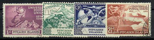 PITCAIRN ISLANDS 1949 Universal Postal Union. Set of four. - 70550 - VFU