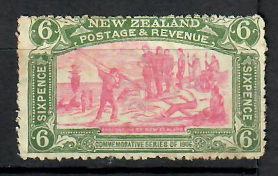 NEW ZEALAND 1906 Christchurch Exhibition 6d. UHM. Has paper fold/gum crease visible only at rear. Gum browned and in general not