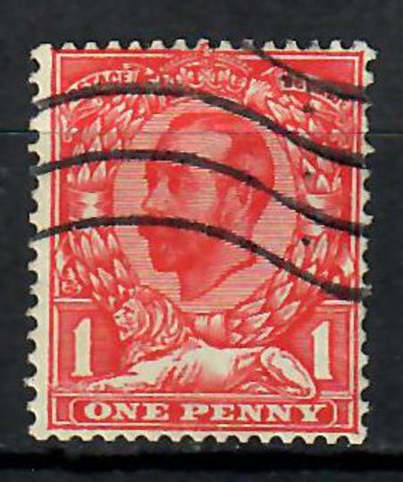 GREAT BRITAIN 1911 George 5th Definitive 1d Scarlet. - 70566 - Used
