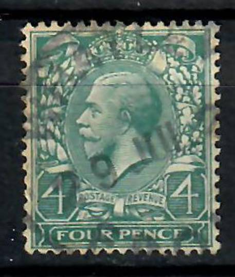 GREAT BRITAIN 1912 George 5th 4d Deep Grey-green. Cds heavy. - 70575 - Used