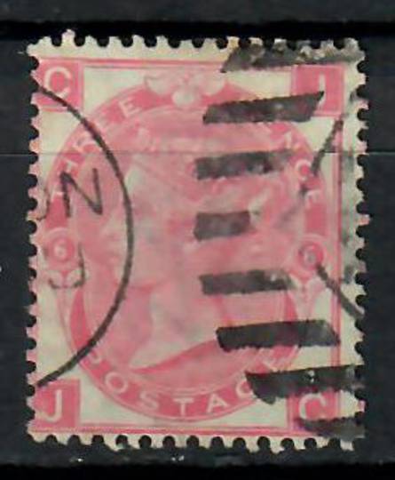 GREAT BRITAIN 1867 Definitive 3d Rose. Plate 6. Good postmark. - 70585 - Used