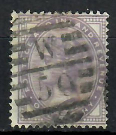 GREAT BRITAIN 1881 Victoria 1st Definitive 1d with 14 dots. Heavy postmark W50. - 70595 - Used