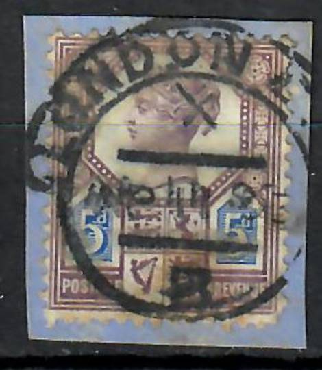 GREAT BRITAIN Hooded LONDON postmark. Plate 2. - 70600 - Used