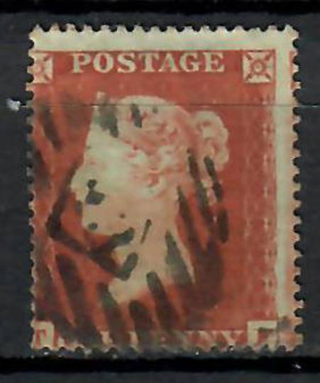 GREAT BRITAIN 1854 1d Red. Letters TF. Well off centre. - 70607 - Used